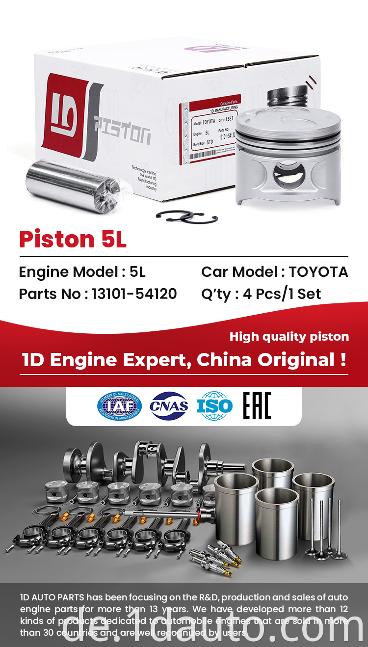 TOYOTA 5L Engine Piston Set
